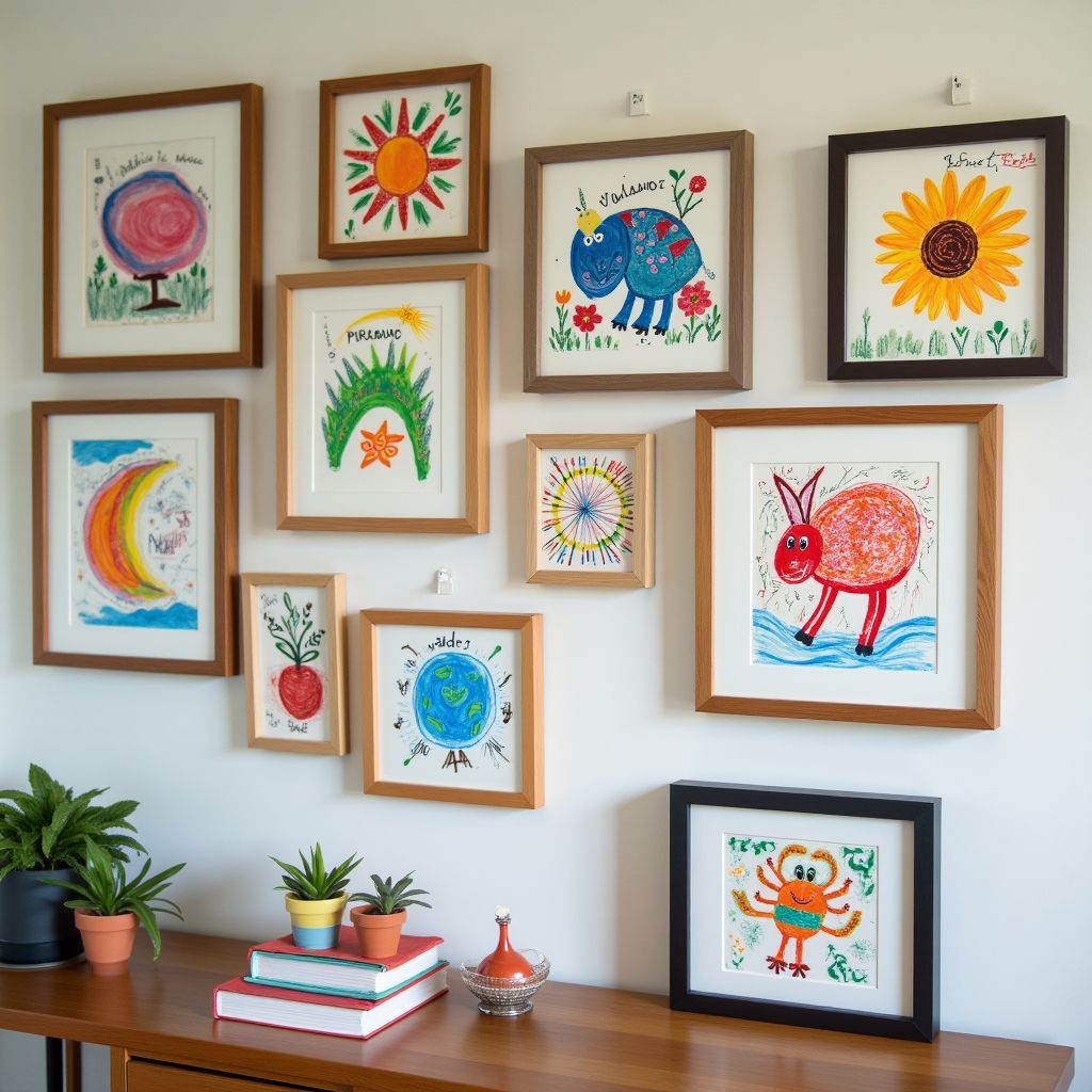 Kids Artwork Framed